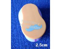 Cortador para fomy eva forma bigotes de 2.5 cm perforadora