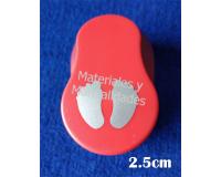 Perforadora de 2.5 cm Cortador para Goma eva fomy forma de Pies