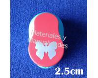 Cortador para foamy Eva forma mariposa de 2.5 cm perforadora