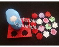 Perforadora margarita de 2.5cm o sol para papel foami cartulina