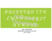 Stencil letras cursiva Abecedario 2.5cm Plantilla Para Estarcido