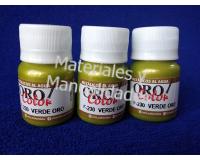 Pintura metalizada Verde Oro Metálico Acrílicos Al Frío