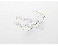 Gafas de cristal transparentes ref.11 lente 4cm x12pz