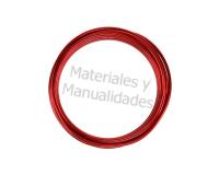 Alambre en Alumino Maleable Rojo 2mm para bisutería manu