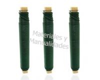 Alambre Moldeable verde para manualidades Floristeria 50mts