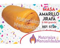 Masa porcelanicrón Amarillo jirafa Quemado pasta fría para art