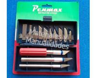 Set Bisturí punta de lanza cutter para modelismo para manualidad