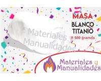 Masa de porcelanicrón Blanco titanio para figuras pastillaje pas
