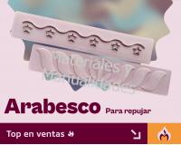 Plantillas Plástica estrella y petalos para repujar arte ruso en