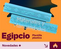 Plantilla Plástica figuras egipcias para repujar arte ruso en al