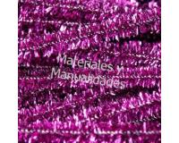 50 limpia pipas Chelines Metalizado Purpura para muñecos Decorac