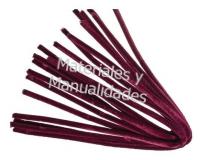 Chelines Gamuzados Vino Tinto Uva para muñecos Decoración Navi