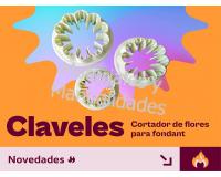 Cortador De Flores clavel para fondant y decoración de pastillaj