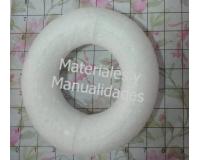 Corona Aro de icopor x7cm Para decorar navidad souvenirs