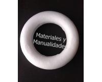 Corona o aro de icopor de 20cm Para decorar