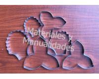 Cortador clavel o campanilla para Floristería en porcelanicrón