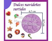 Molde en silicona dulces donna baston jengibre