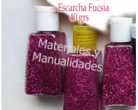 Escarcha Fina Fucsia dorado metálico para manualidades y accesor