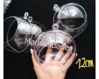Esferas o burbuja transparentes de 12cm con agujero y base grand