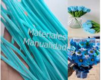 50 Limpia pipas Chelines Gamuzados Aguamarina Azul para muñecos