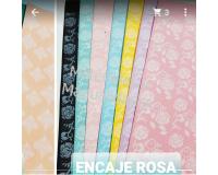 Foamy Estampado encaje de rosas Goma Eva 1pz