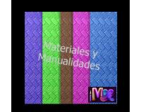 Foamy grabado Tipo tela tejido para manualidades decoración y es