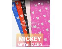 Foamy Estampado mickey Metalizado para manualidades 1pz