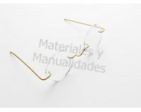 Gafas de cristal transparentes ref.4 lente 1.2cm por 12pz