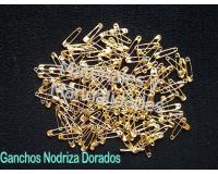 Gancho nodriza dorado alfiler imperdibles cacharrería 144pz