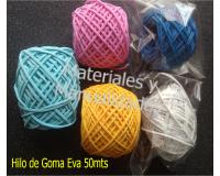 Hovillo de hilo de goma eva foami Espuma de colores para decorar