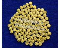Cuentas Emoji Amarillo emoticon sonriente pasante acrilico Abalo