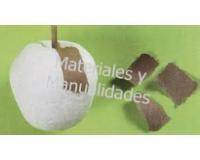 Manzana Frutas De Icopor 1pz Poliestireno Para Manualidades en f