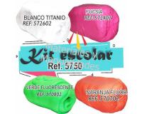 Set 4 masas 500 grs de porcelanicrón blanco fucsia verde
