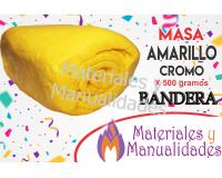 Masa porcelanicrón Amarillo bandera porcelana fria moldeable par