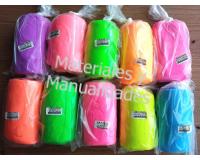 10 Masas de porcelanicrón colores Fluorescente pasta fría de 500