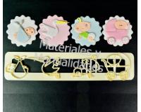 Molde Cortador marcador baby shower