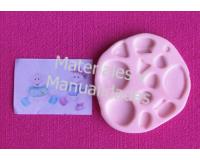 Molde flexibe de Bebé glotón