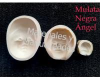Molde Inyector Caras surtidas para muñecos en Masa Flexible fond