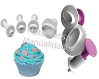 Set Moldes óvalos cortadores para fondant y porcelana fría ut