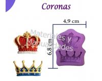 Molde silicona Coronas x2 para masa flexible