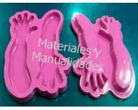 Molde para Foamy brazos manos termoforma para manualidad
