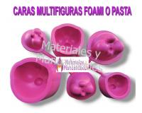 Molde para foami termoforma plástica para goma eva caras lilil x