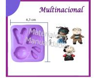 Molde en silicona Multifuncional para masillas flexibles
