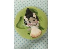 Molde en Silicona muñeca fiestas apliques halloween