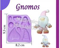 Molde silicona Noel Gnomo para decorar navidad