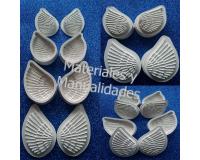 Molde Alas de ángel para Goma Eva foami y porcelanicrón