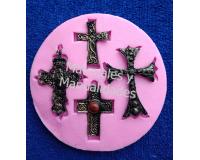 Molde silicona cruz crucifjos decoración eventos bautizo comunió