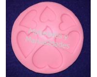 Molde Silicona Corazón Love Corazones epóxica