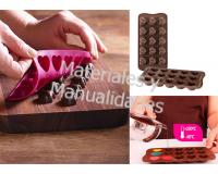 Molde de en silicona corazón 3d san valentin Para chocolate fond