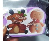 Molde silicona Reno y jengibre para masa flexible